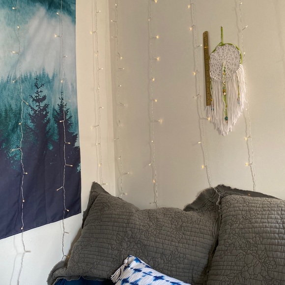 White & lime green sea turtle 5” dream catcher - Picture 3 of 8